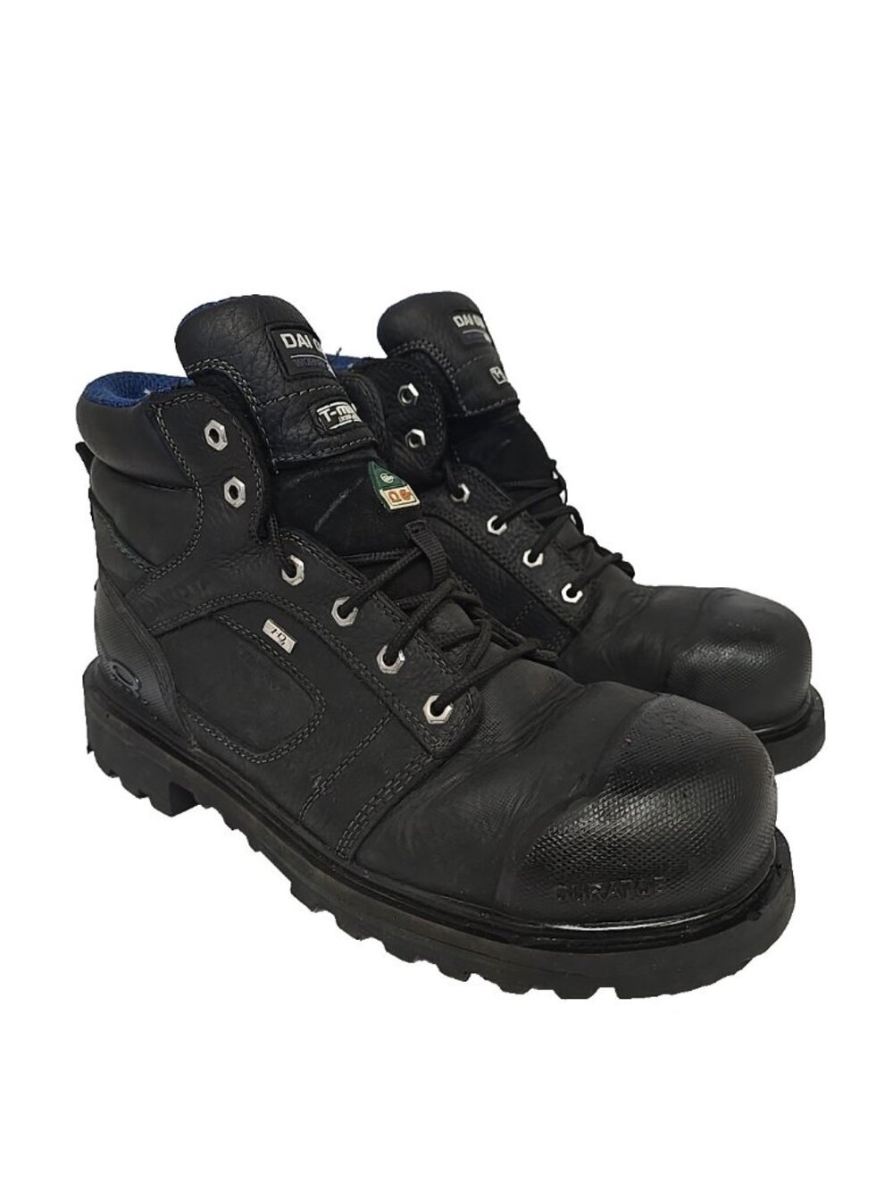 DAKOTA Men's 6" 557 STCP HD3 Vibram Work Boots Black Size 12M